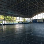 Ginásio com dimensões oficiais da FIFA